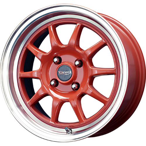 Drag DR 16 Rims (Red) | 15 X 7, 16 X 7, 17 X 7