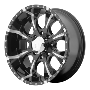 Helo HE791 Maxx -D 17X9 GLOSS BLACK MILLED