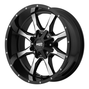 Moto Metal MO970 20X9 Gloss Black With Milled Accents