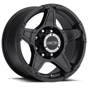 Vision 395 Wizard 17X8.50 Matte Black V2