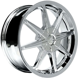 Vision 378 Kryptonite Chrome 16 X 7 Inch Wheels