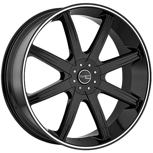 Incubus 840 Empire 20 X 9 Inch Rims (Gloss Black Machined) | Incubus ...